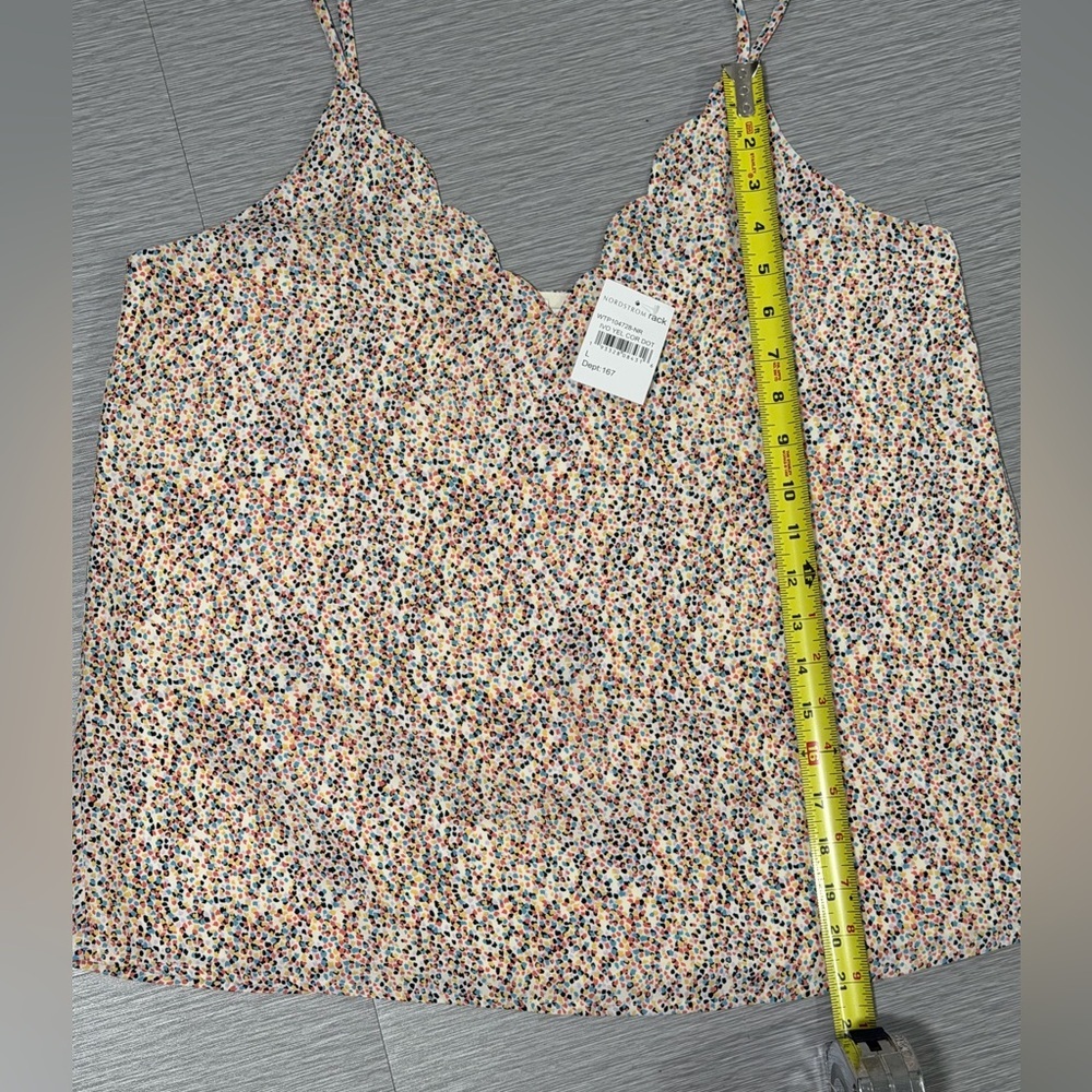 Socialite Confetti Colorful Camisole Large NWT - Picture 9 of 9